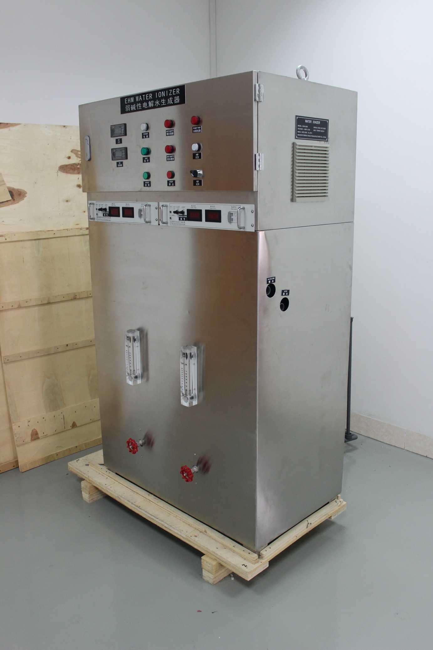 ظرفیت بزرگ ظرفیت آب یونیزاسیون با سیستم تصفیه آب صنعتی EHM-1000